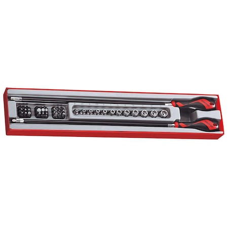 Teng Tools 41 Piece Long Flexible Screwdriver and Socket Set - TTXMD4 TTXMD41N